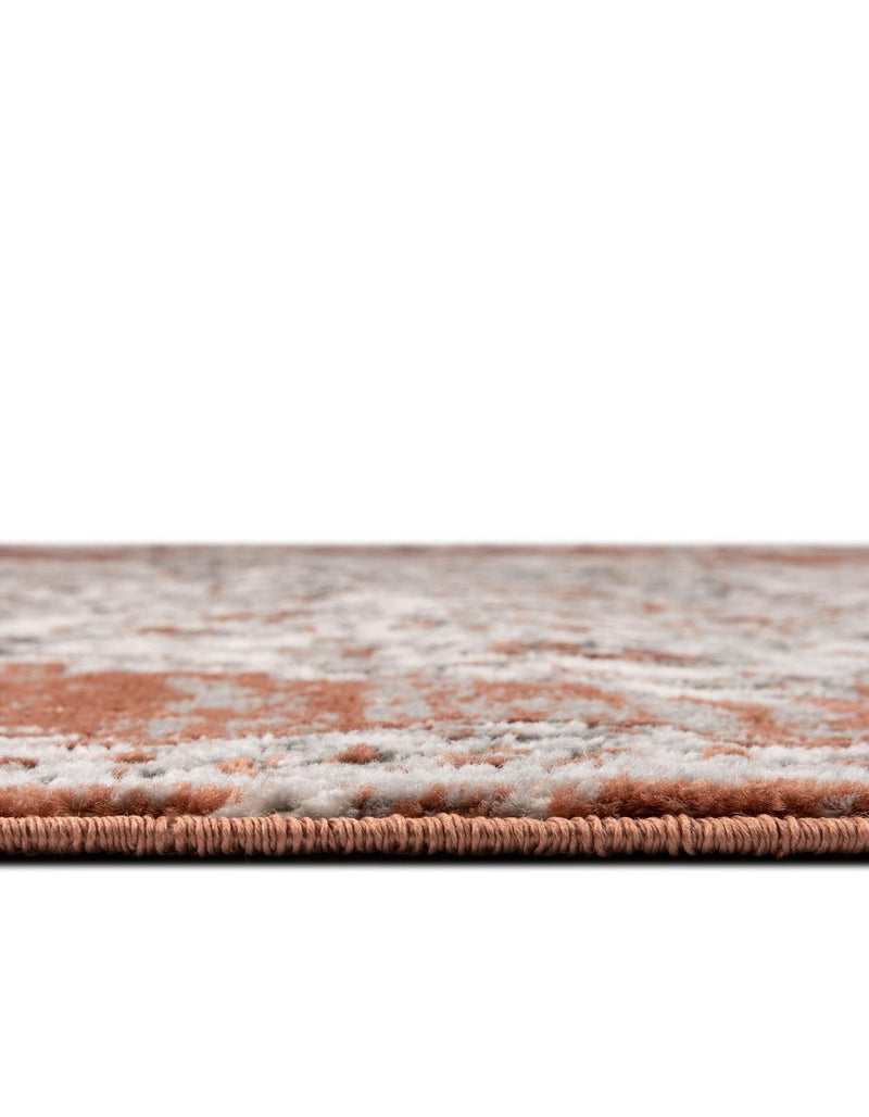 Mykonos Manor Collection Area Rug -  Tinos (Salmon Pink) Round Salmon Pink  lifestyle 24