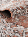 Mykonos Manor Collection Area Rug -  Tinos (Salmon Pink) Round Salmon Pink  lifestyle 29
