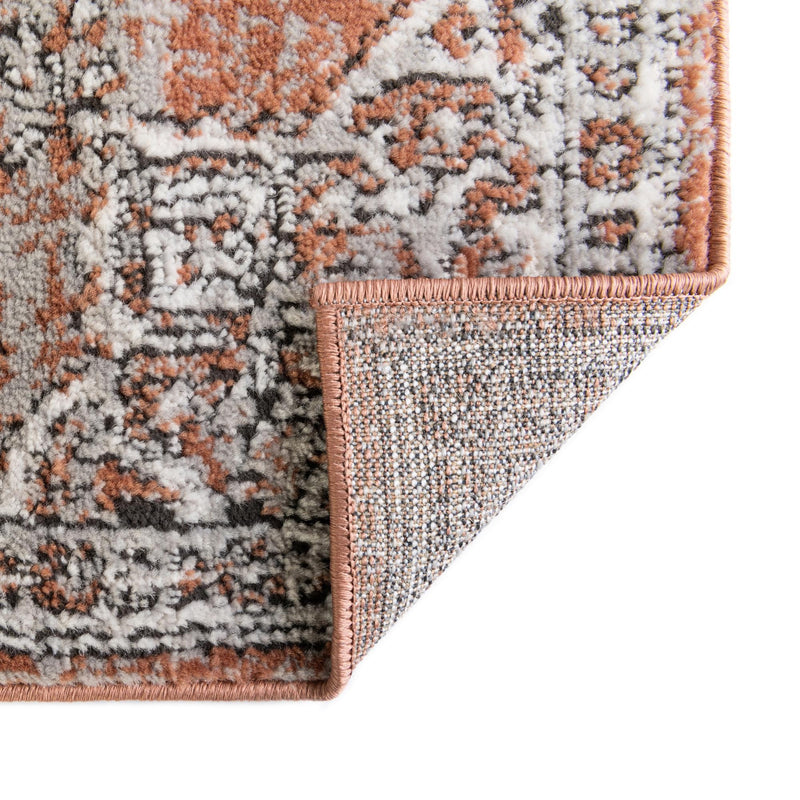 Mykonos Manor Collection Area Rug -  Tinos (Salmon Pink) Runner Salmon Pink  lifestyle 48