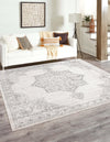 Mykonos Manor Collection Area Rug -  Tinos (Ivory) Square Ivory  lifestyle 20
