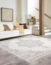 Mykonos Manor Collection Area Rug -  Tinos (Ivory) Square Ivory  lifestyle 25