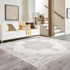 Mykonos Manor Collection Area Rug -  Tinos (Ivory) Square Ivory  lifestyle 82