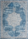 Mykonos Manor Collection Area Rug -  Tinos (Blue) Rectangle Blue Main