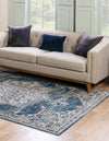 Mykonos Manor Collection Area Rug -  Tinos (Blue) Rectangle Blue  lifestyle 3