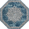 Mykonos Manor Collection Area Rug -  Tinos (Blue) Octagon Blue  lifestyle 12