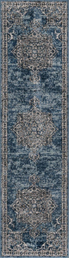Mykonos Manor Collection Area Rug -  Tinos (Blue) Runner Blue  lifestyle 46
