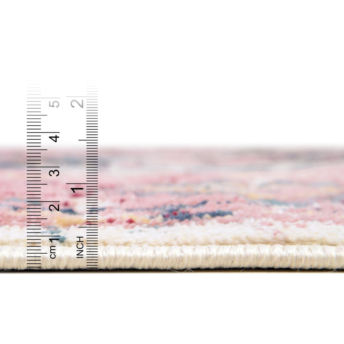 Savannah Elegance Collection Area Rug -  Azalea Octagon Pink  lifestyle 107