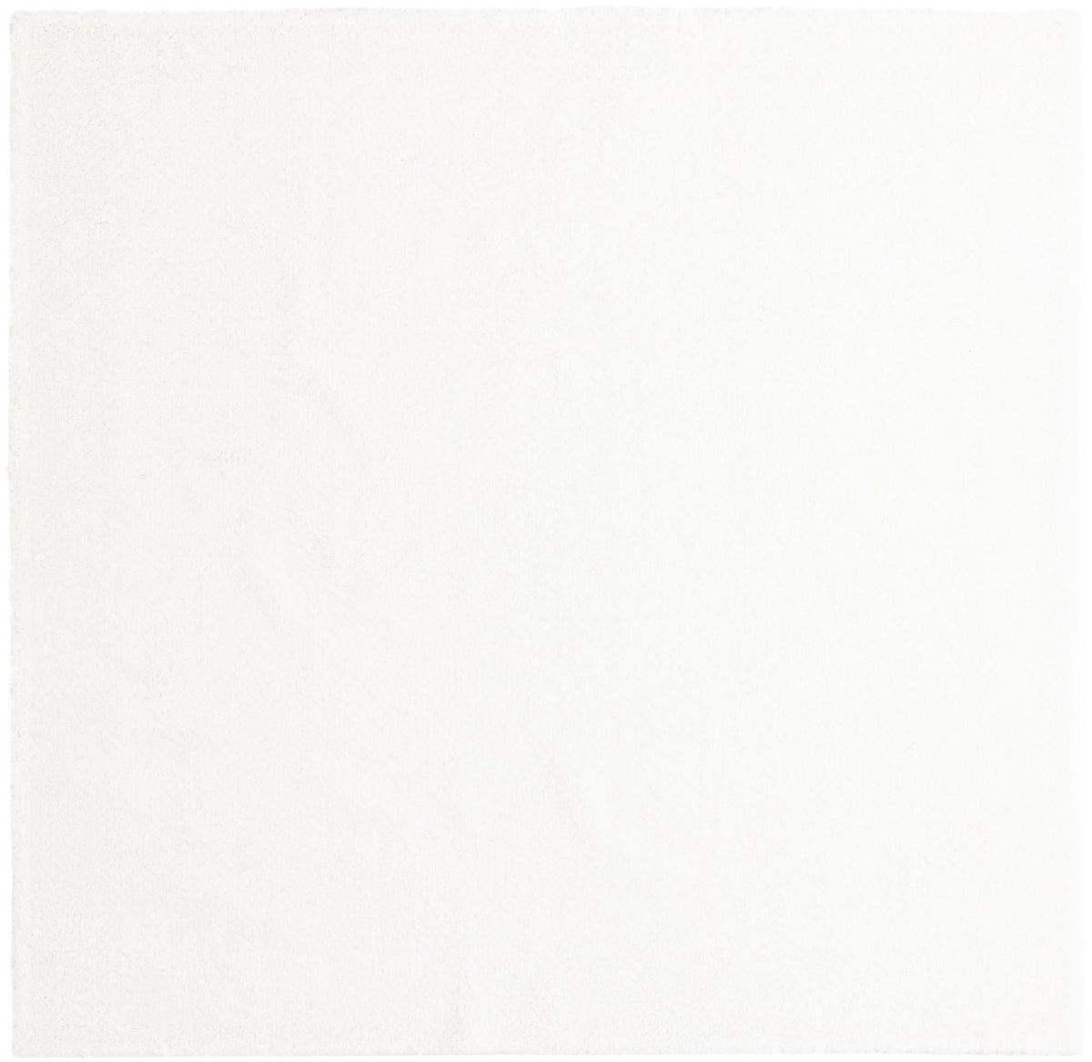 Solid Shag Seaside Collection Area Rug - Azure Cove (Snow White) Square Snow White  lifestyle 20