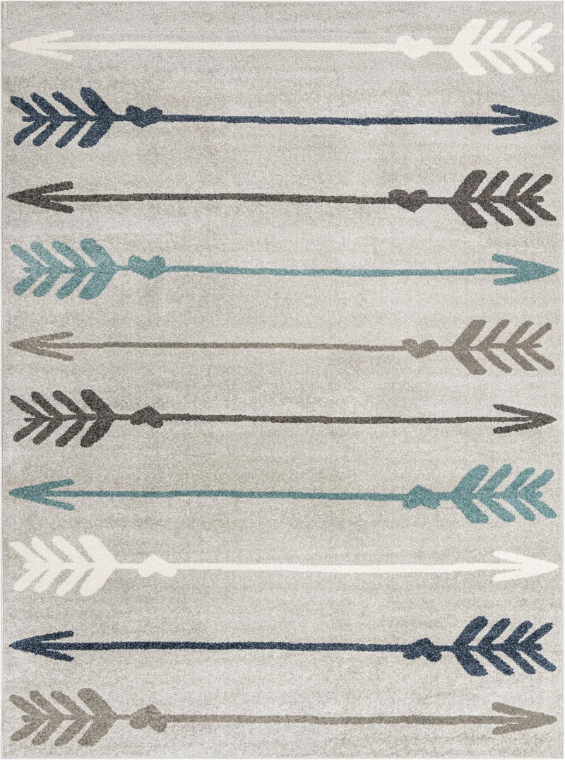 Autumn Meadow Collection Area Rug -  Junipervale Rectangle Light Gray  lifestyle 4
