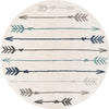Autumn Meadow Collection Area Rug -  Junipervale Round Ivory  lifestyle 74