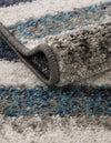 Autumn Meadow Collection Area Rug -  Duskridge Rectangle Blue Gray  lifestyle 29