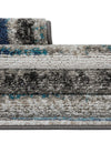 Autumn Meadow Collection Area Rug -  Duskridge Rectangle Blue Gray  lifestyle 37