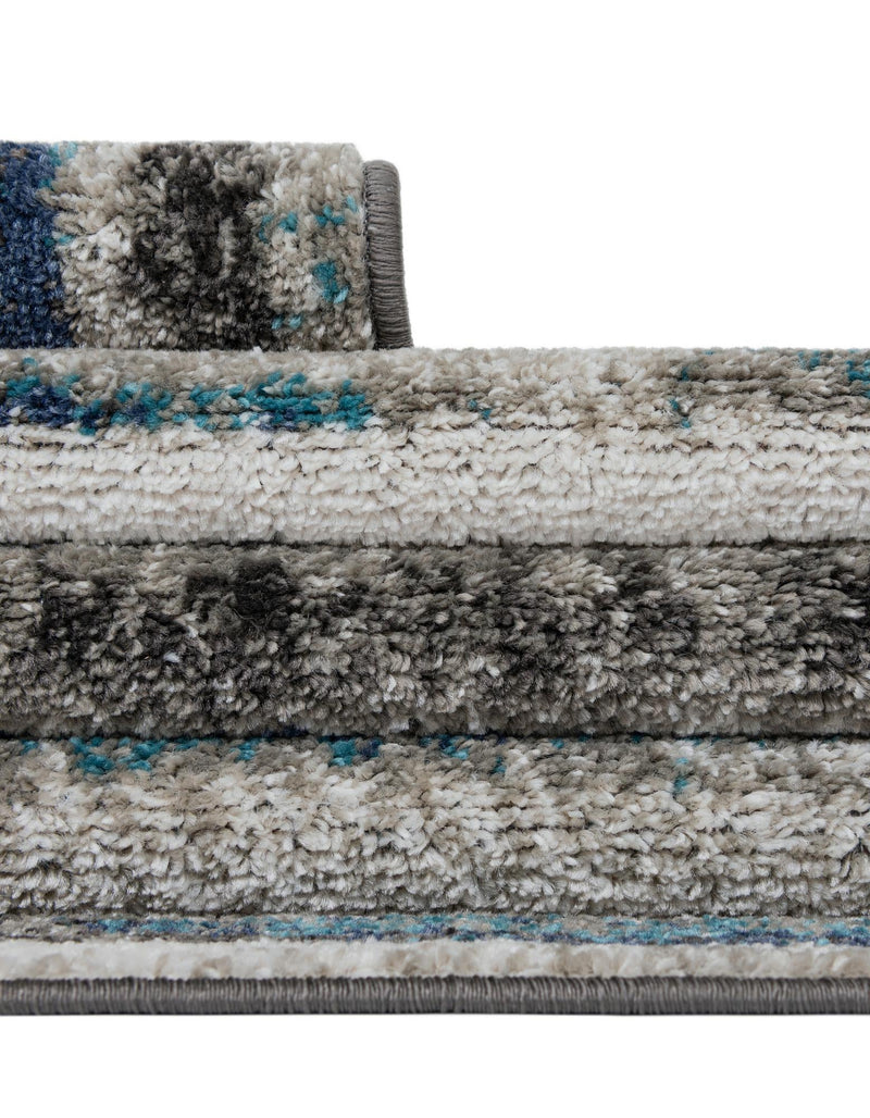 Autumn Meadow Collection Area Rug -  Duskridge Rectangle Blue Gray  lifestyle 37