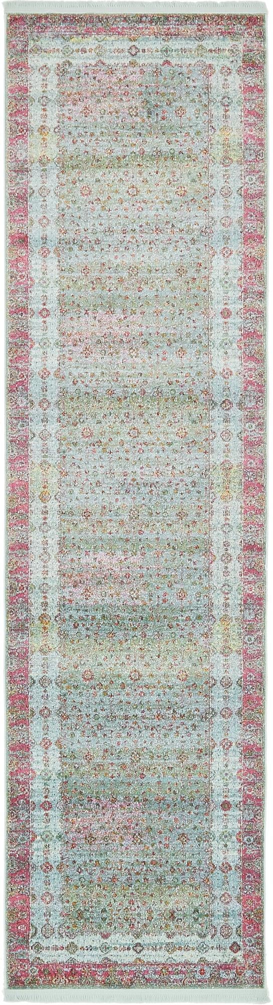 Caribbean Breeze Collection Area Rug -  Juniper Runner Blue  lifestyle 13