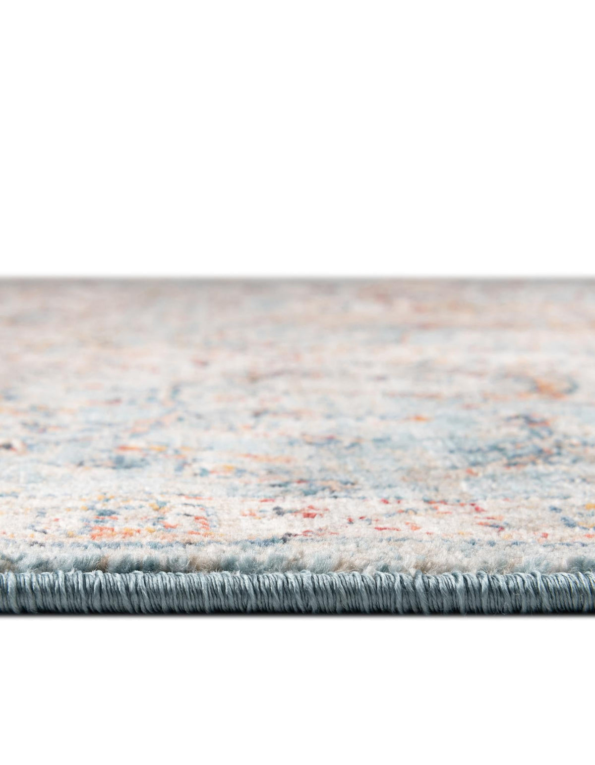 Coastal Haven Collection Area Rug - Seabreeze (Blue) Octagon Blue  lifestyle 32