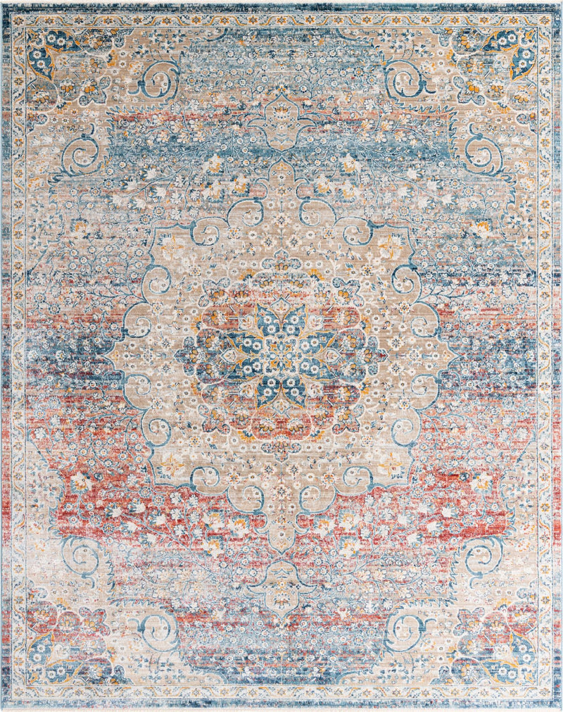 Coastal Haven Collection Area Rug - Seabreeze (Multi) Rectangle Multi Main