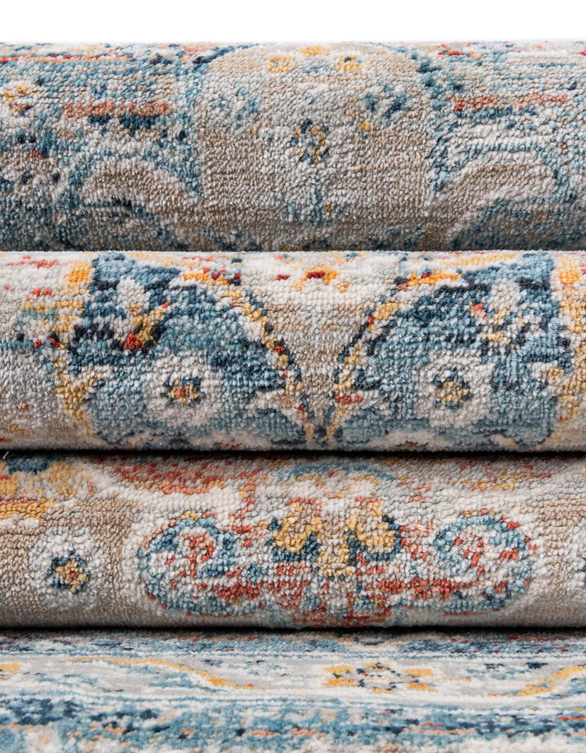Coastal Haven Collection Area Rug - Seabreeze (Multi) Octagon Multi  lifestyle 78