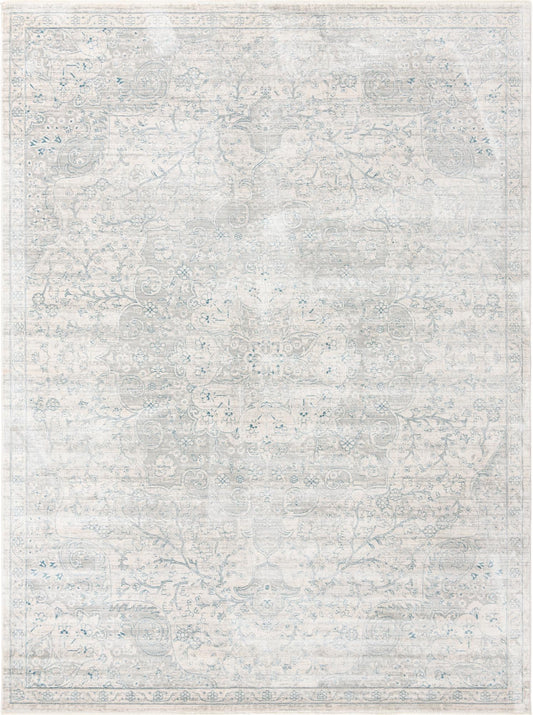 Coastal Haven Collection Area Rug - Seabreeze (Gray) Rectangle Gray Main