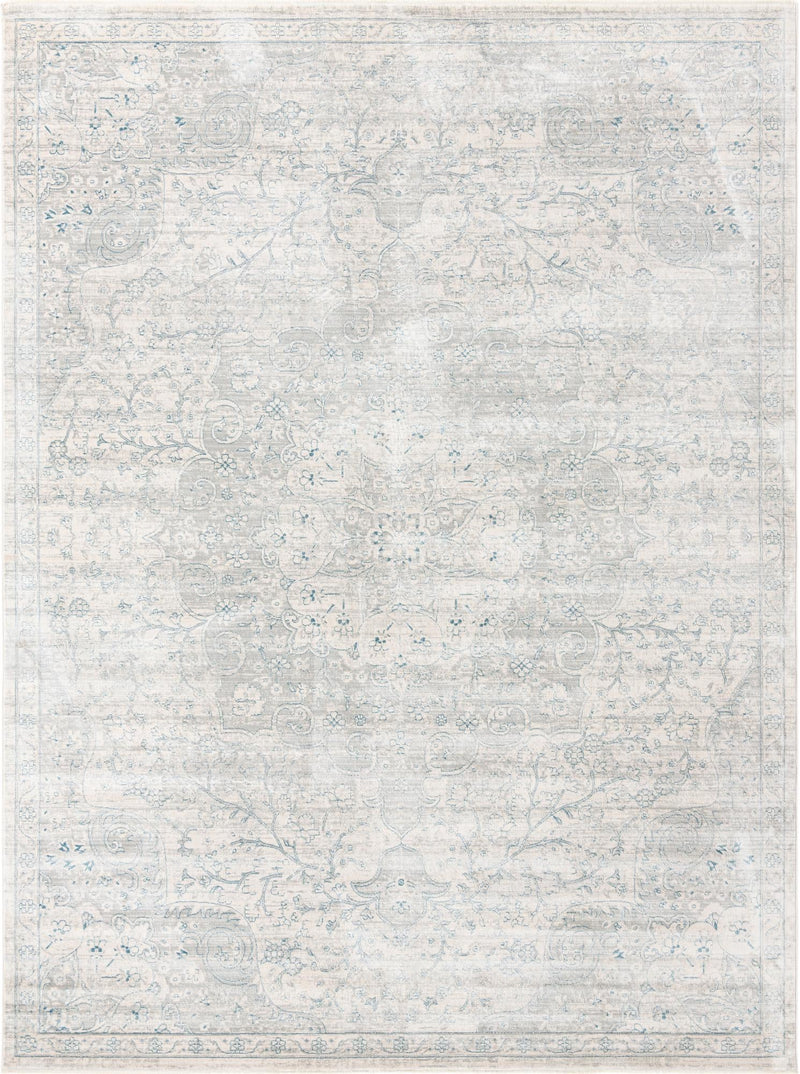 Coastal Haven Collection Area Rug - Seabreeze (Gray) Rectangle Gray Main