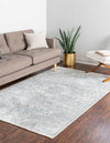 Coastal Haven Collection Area Rug - Seabreeze (Gray) Rectangle Gray  lifestyle 3