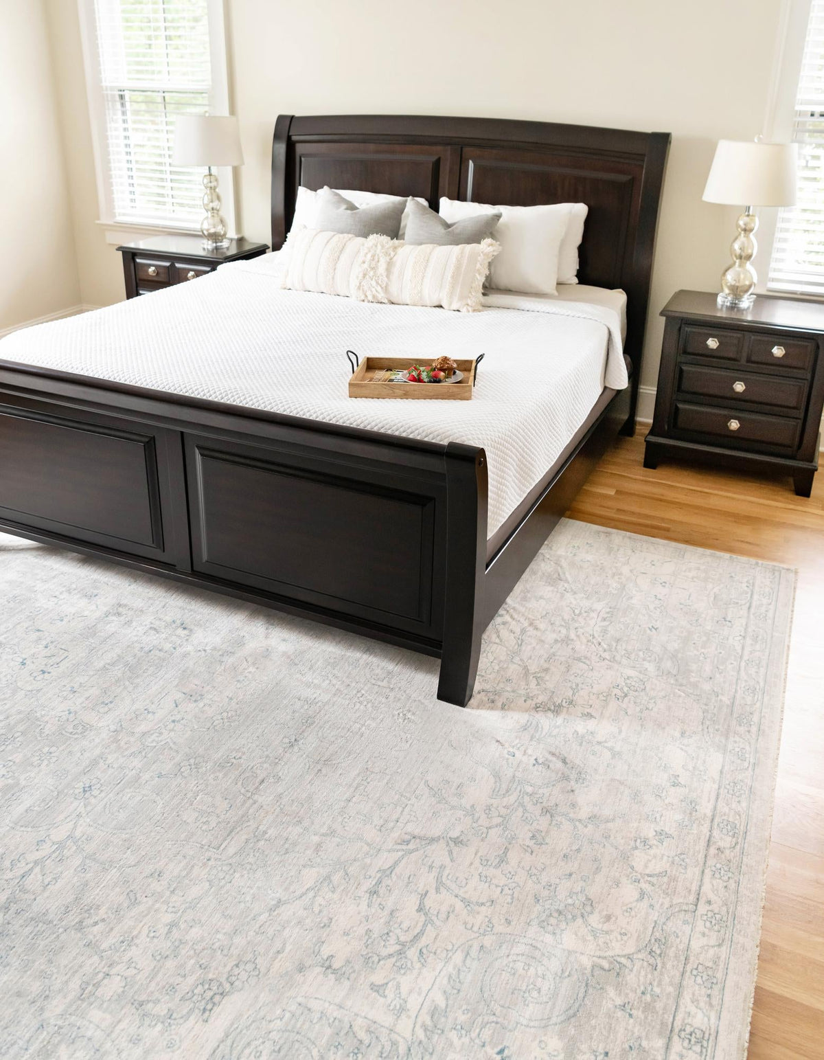 Coastal Haven Collection Area Rug - Seabreeze (Gray) Rectangle Gray  lifestyle 4