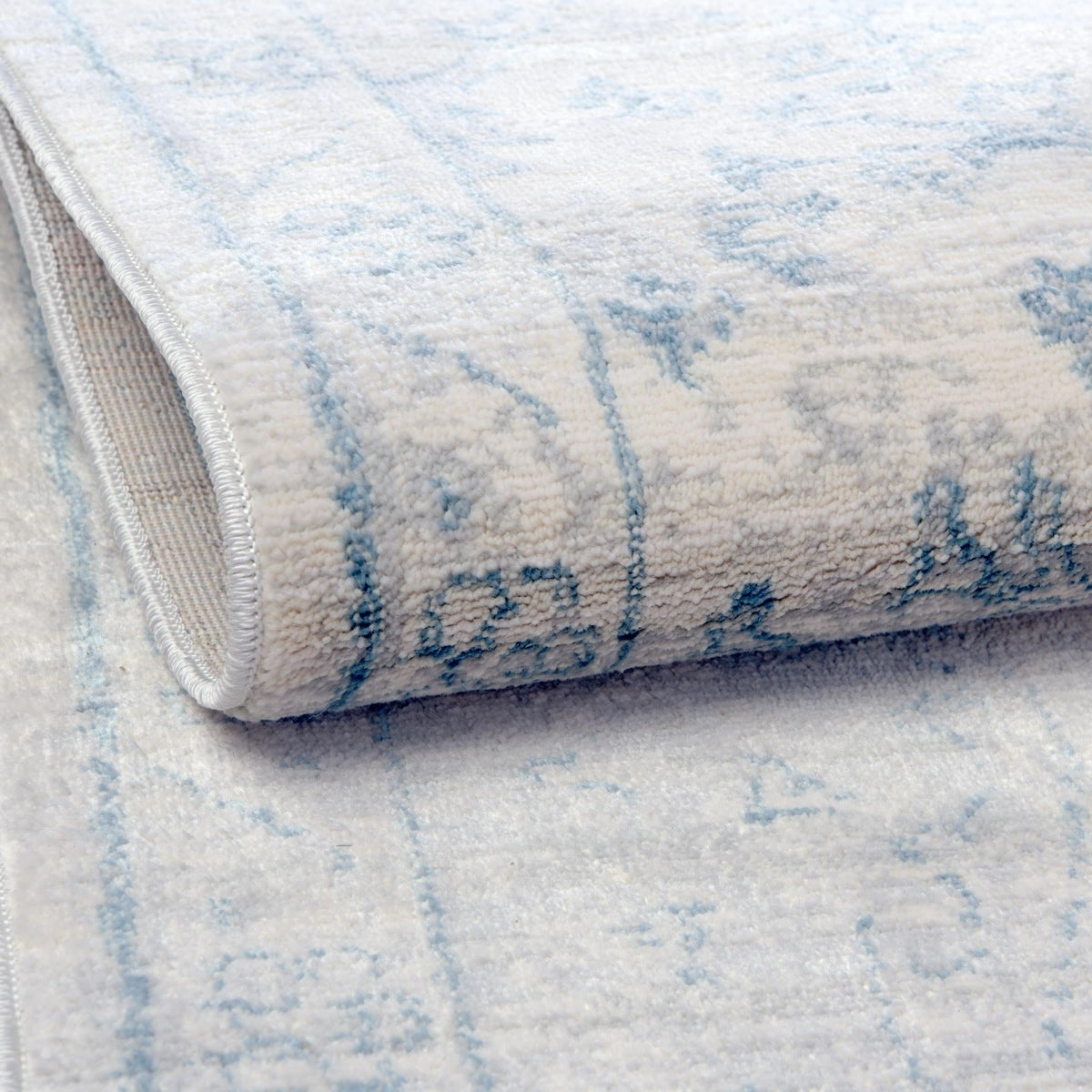 Coastal Haven Collection Area Rug - Seabreeze (Gray) Rectangle Gray  lifestyle 8