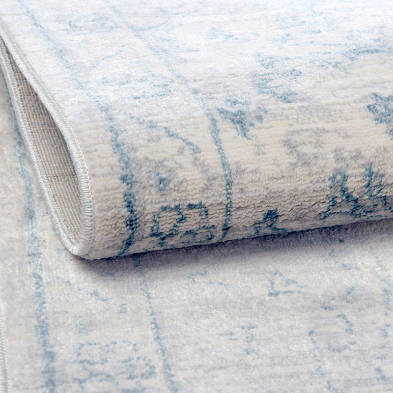 Coastal Haven Collection Area Rug - Seabreeze (Gray) Rectangle Gray  lifestyle 8