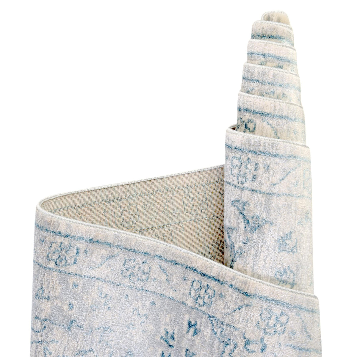 Coastal Haven Collection Area Rug - Seabreeze (Gray) Rectangle Gray  lifestyle 13