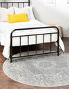 Coastal Haven Collection Area Rug - Seabreeze (Gray) Round Gray  lifestyle 30