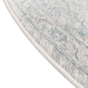 Coastal Haven Collection Area Rug - Seabreeze (Gray) Round Gray  lifestyle 45