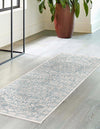 Coastal Haven Collection Area Rug - Seabreeze (Gray) Runner Gray  lifestyle 29