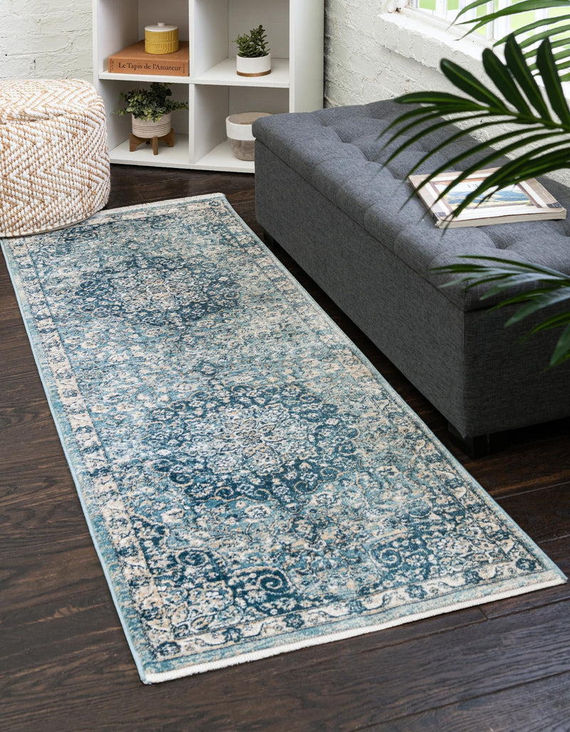 Coastal Haven Collection Area Rug - Seabreeze (Navy Blue) Runner Navy Blue  lifestyle 20