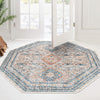 Coastal Haven Collection Area Rug -  Harborview Octagon Multi  lifestyle 97