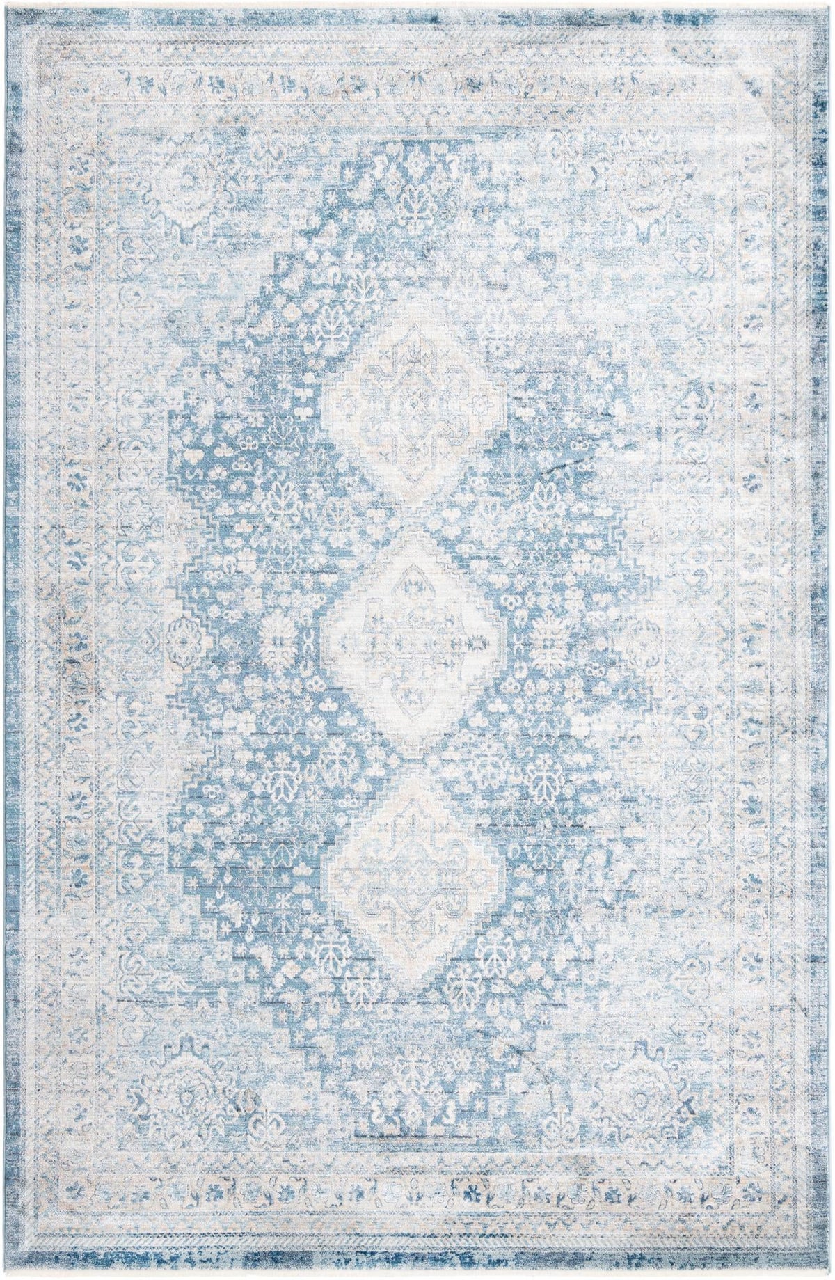 Coastal Haven Collection Area Rug -  Harborview Rectangle Navy Blue  lifestyle 2