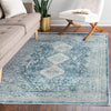 Coastal Haven Collection Area Rug -  Harborview Rectangle Navy Blue  lifestyle 41