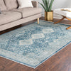 Coastal Haven Collection Area Rug -  Harborview Rectangle Navy Blue  lifestyle 44
