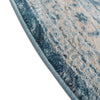 Coastal Haven Collection Area Rug -  Harborview Round Navy Blue  lifestyle 104