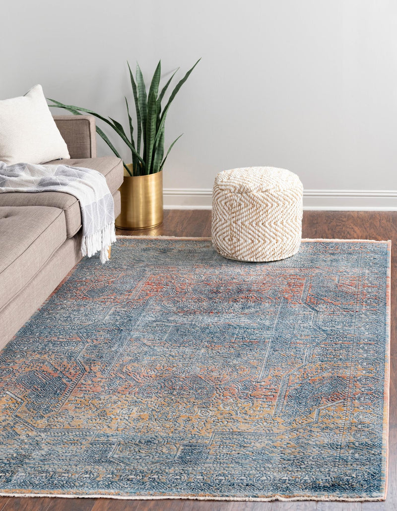 Coastal Haven Collection Area Rug -  Oceania Rectangle Multi  lifestyle 2