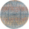 Coastal Haven Collection Area Rug -  Oceania Round Multi  lifestyle 38