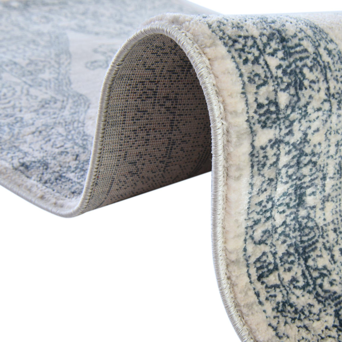 Coastal Haven Collection Area Rug -  Marina Rectangle Gray  lifestyle 24