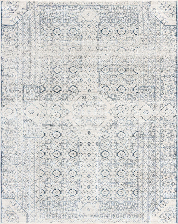 Coastal Haven Collection Area Rug -  Shoreline Rectangle Gray Main