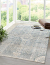Coastal Haven Collection Area Rug -  Shoreline Rectangle Gray  lifestyle 2