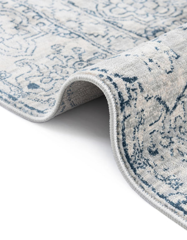Coastal Haven Collection Area Rug -  Shoreline Rectangle Gray  lifestyle 9