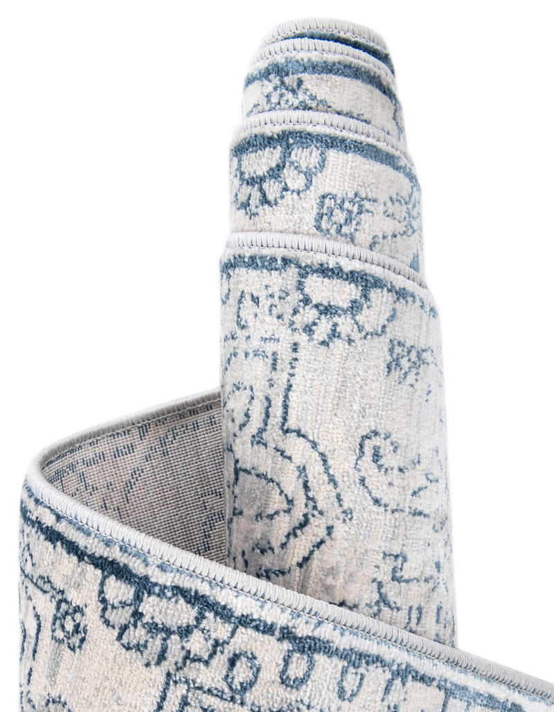 Coastal Haven Collection Area Rug -  Shoreline Rectangle Gray  lifestyle 10