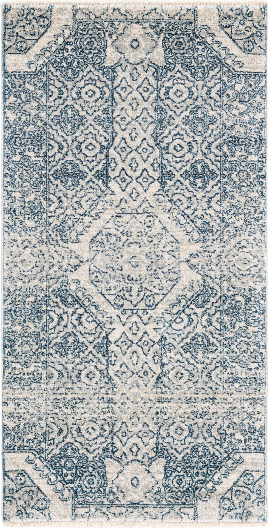Coastal Haven Collection Area Rug -  Shoreline Runner Gray  lifestyle 16