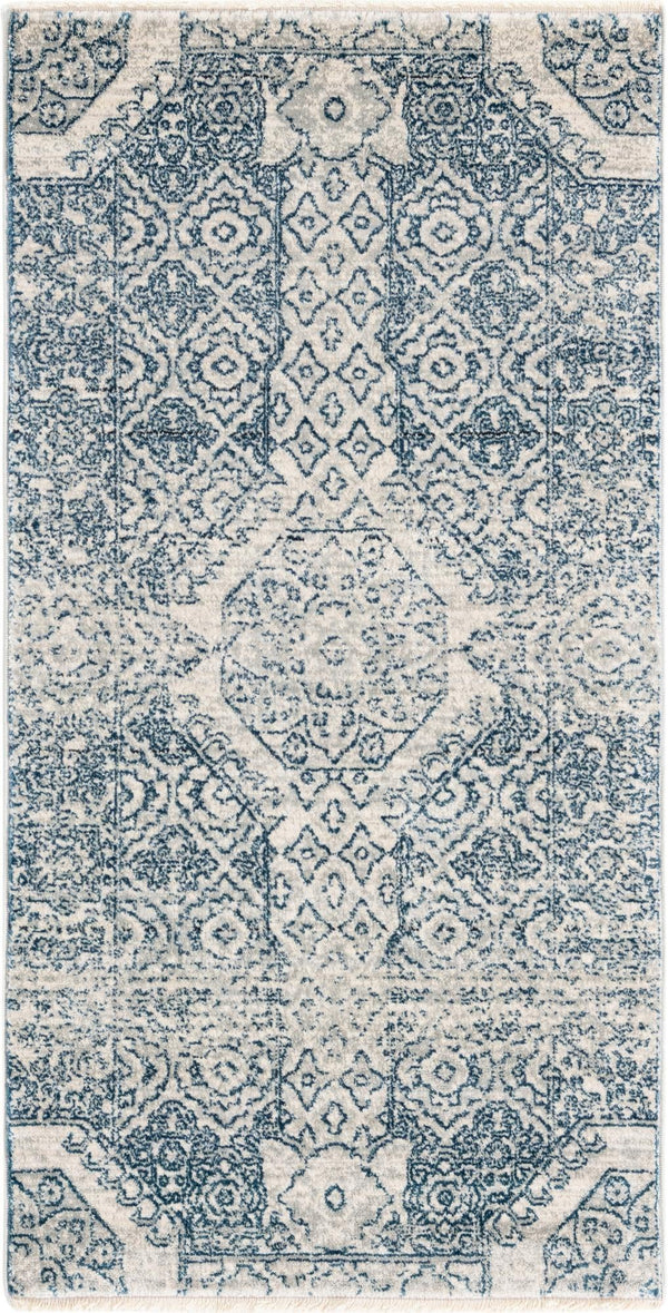 Coastal Haven Collection Area Rug -  Shoreline Runner Gray  lifestyle 16