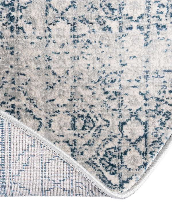 Coastal Haven Collection Area Rug -  Shoreline Round Gray  lifestyle 51