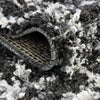 Cozy Cove Shag Collection Area Rug -  Seabreeze Rectangle Black and White  lifestyle 24