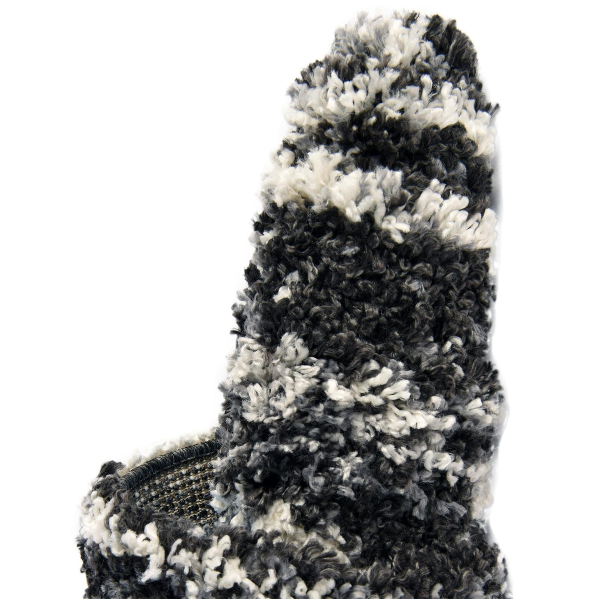 Cozy Cove Shag Collection Area Rug -  Seabreeze Rectangle Black and White  lifestyle 29