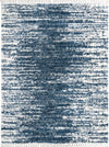 Tranquil Tides Shag Collection Area Rug - Marina Rectangle Blue  lifestyle 5
